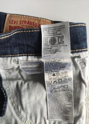 Джинсы levis 511 р.34 -32 изчерна синие10 фото