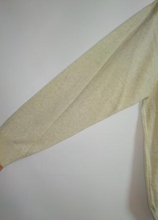 Кремовый шерстяной свитер 50% шерсти yamak туреченица4 фото