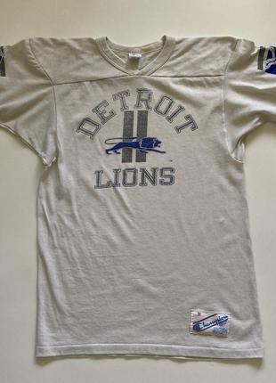 Вінтажна футболка vintage detroit lions nfl champion tee