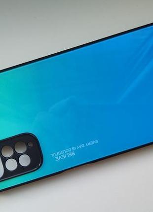 Чехол градиент стеклянный для xiaomi redmi note 11 4g note 11s