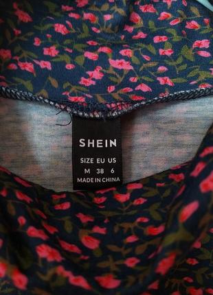 Платье платье shein с цветочным принтом5 фото