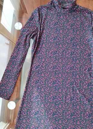 Платье платье shein с цветочным принтом2 фото