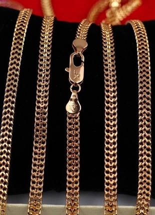 Цепь xuping jewelry питон 50 см 4,5 мм золотистая