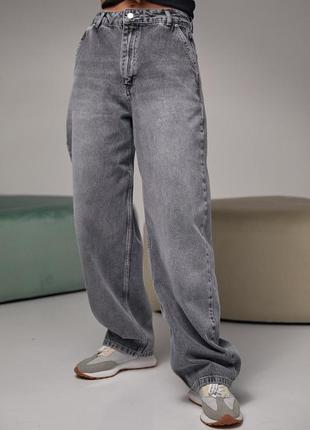 Жіночі широкі джинси палаццо1 фото