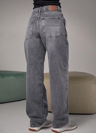 Жіночі широкі джинси палаццо5 фото