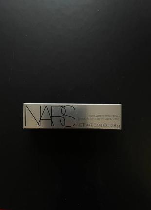 М'який матовий бальзам з матовим тоном nars soft matte tinted lip balm2 фото