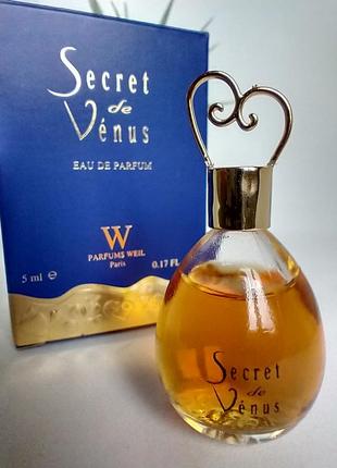 Secret de venus eau de parfum від weil 5 мл парфумована вода