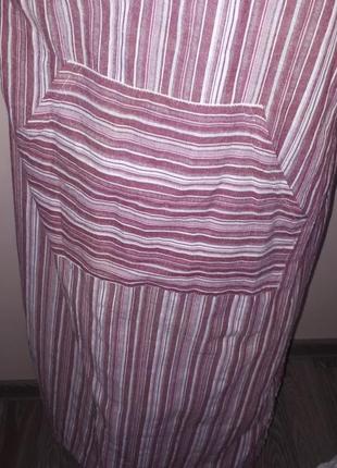 Оверсайз коттон платье в пол