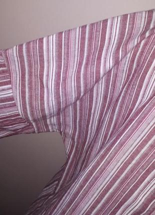 Оверсайз коттон платье в пол