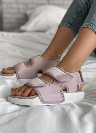 Шикарные сандали adidas sandals lilac violet сандалі босоніжки босоножки9 фото