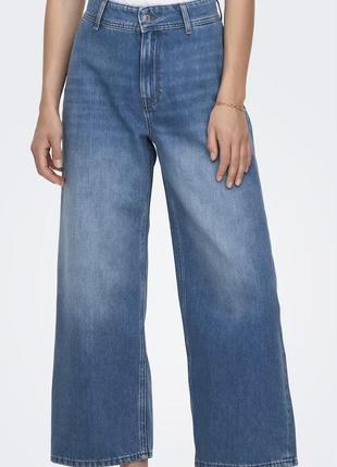 Широкие джинсы, джинсы палаццо, мягкие джинсы, джинсы трубы от only
