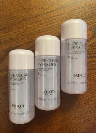 Kiko milano pure clean eyes & lips1 фото