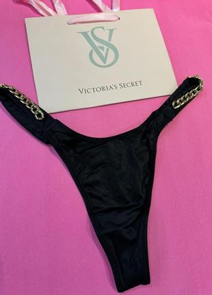 Трусики со стразами с каменными трусами виктория сикрет victoria's secret vs с цепями цепочками