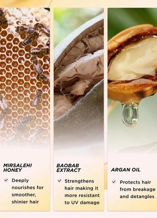 Несмываемый кондиционер gisou honey infused leave-in conditioner5 фото