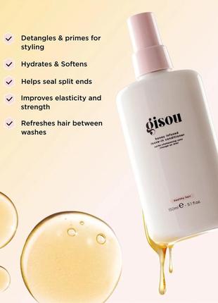 Несмываемый кондиционер gisou honey infused leave-in conditioner6 фото