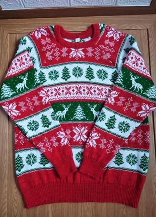 Тёплый шерстяной свитер джемпер из шерсти ❄️ 54-56рр1 фото