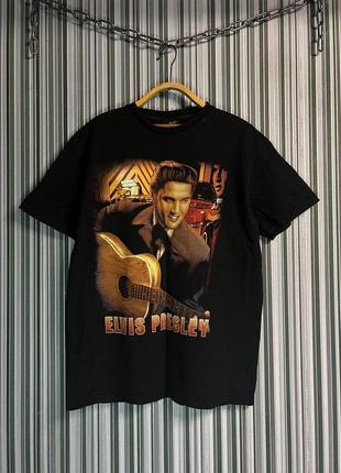 Футболка elvis presley rock and roll мерч рок н ролл merchandise merch елвіс преслі metal вінтаж vintage t shirt