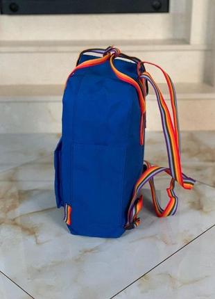 Рюкзак fjallraven kanken rainbow blue купить фьялравен канкен синий3 фото