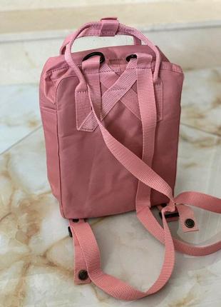 Рюкзак fjallraven kanken mini 7л l pink купить фьялравен канкен мини розовый4 фото