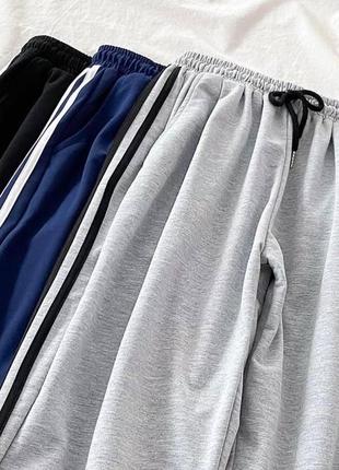 Базовые женские штаны с лампасами, размер 42-44, 46-483 фото