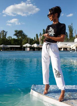 Комплект костюм боді штани