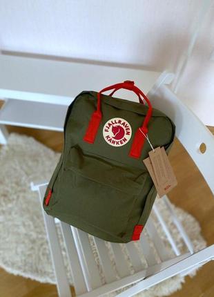 Рюкзак fjallraven kanken green купить фьялравен зеленый3 фото