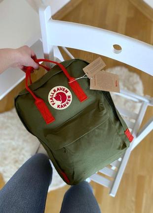 Рюкзак fjallraven kanken green купить фьялравен зеленый6 фото