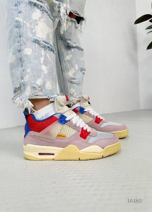 Женские кроссовки
nike air jordan 4 retro sp guava ice, натуральная замша/сетка