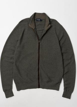 Hackett london full zip sweater чоловічий светр