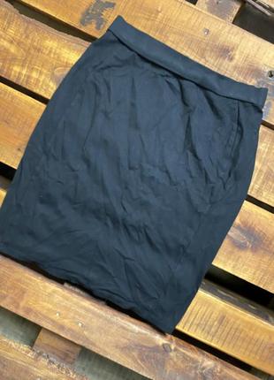 Детская юбка marks&spencer (маркс и спенсер 14-15 лет 158-164 см идеал оригинал черная)1 фото