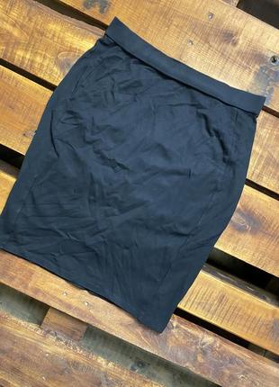 Детская юбка marks&spencer (маркс и спенсер 14-15 лет 158-164 см идеал оригинал черная)2 фото