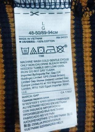 Удобный хлопковый свитер в полоску популярной американской компании gap5 фото