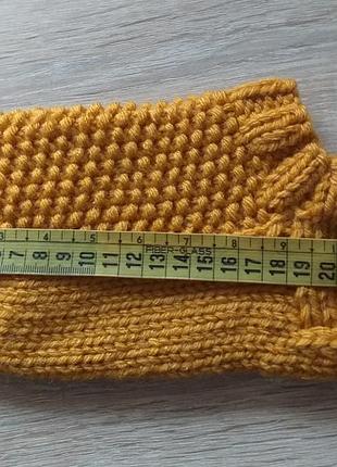 Тапочки вязаные с шерстью 37-38 р