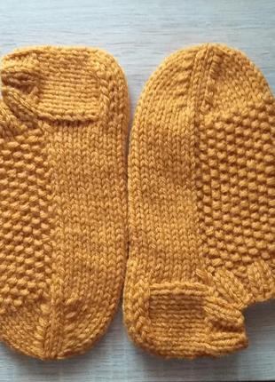 Тапочки вязаные с шерстью 37-38 р
