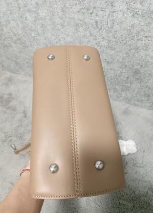 Новый клатч,сумка, с плечевым ремнем, свет коричневая4 фото