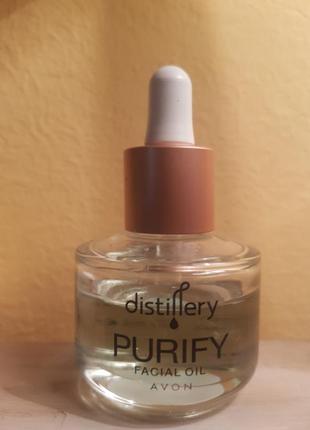 Avon distillery purify face oil purifies &amp; renews skin восстанавливающее масло...