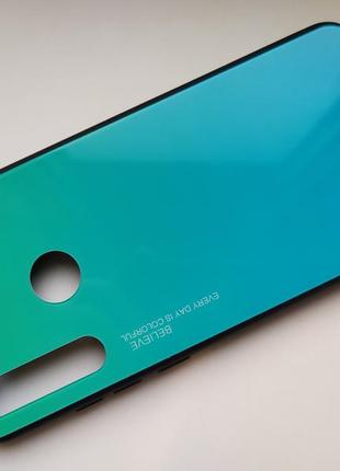 Чехол градиент стеклянный для xiaomi redmi note 8t