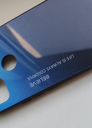 Чехол градиент стеклянный для xiaomi redmi  9c2 фото