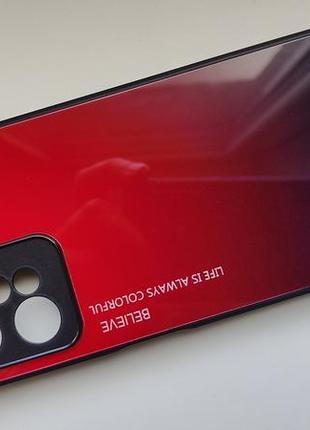 Чехол градиент стеклянный для realme c31