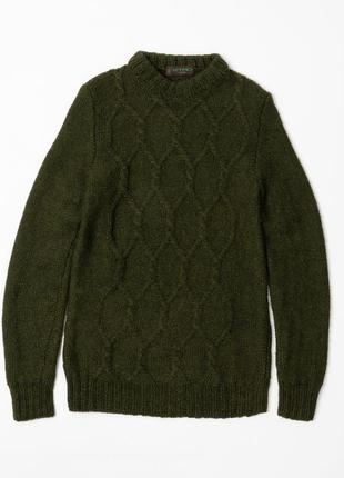 Etro milano vintage women's wool knit green sweater jumper жіночий светр