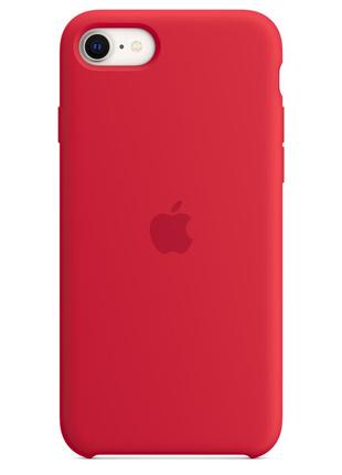 Оригинальный силиконовый чехол silicone case mn6h3zm/a для apple iphone 7/8/se 2020/2022 (4.7") red7 фото