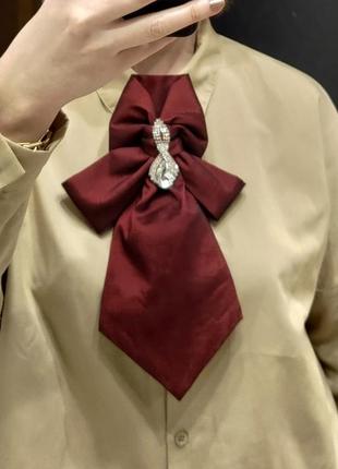 Брошь галстук ручной работы3 фото