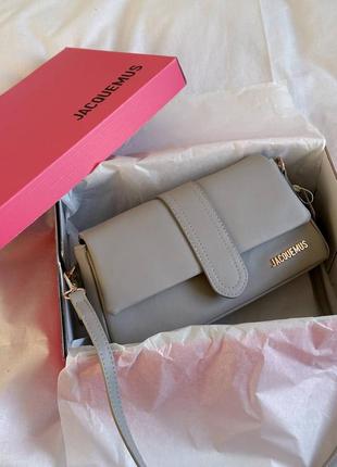 Сумка в стилі jacquemus grey