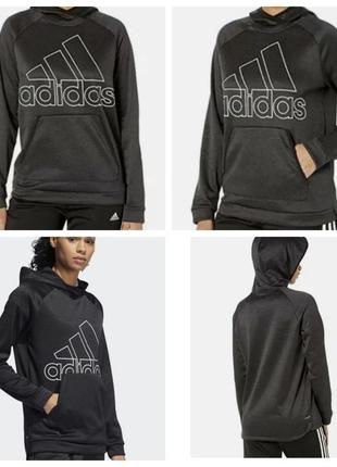 Женское худи adidas women's team issue badge of sport hoodie9 фото