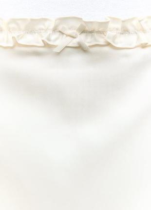 Сатиновая юбка с воланами4 фото