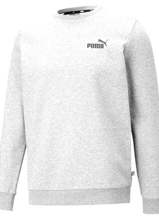 Оригінал puma ess crew sweat sn99 med grey світшот чоловічий, кофта