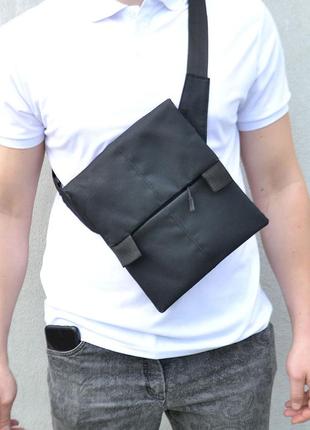 Мужская сумка кроссбоди | мужские ссумки через плечо | сумка для скрытого ношения пистолета | сумка qd-641