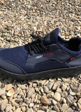 Текстильні кросівки сіткою 41 розмір, кроси чоловічі, кросівки ko-818 чоловічі літо