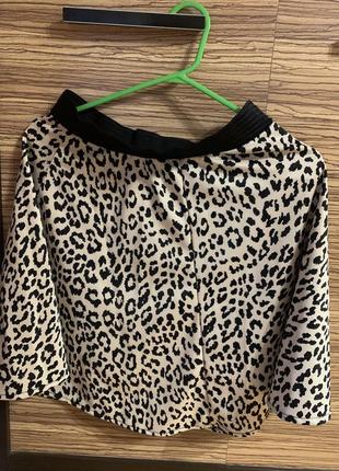 Леопардовая юбка-«солнечки»3 фото