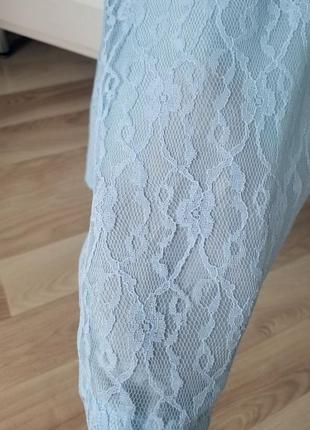 Ніжне легке гіпюрову сукню ажуроное сукню з воланом3 фото